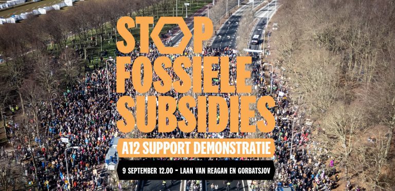 Kom naar de Extinction rebellion blokade van de A12 op zaterdag 9 en zaterdag 10 september